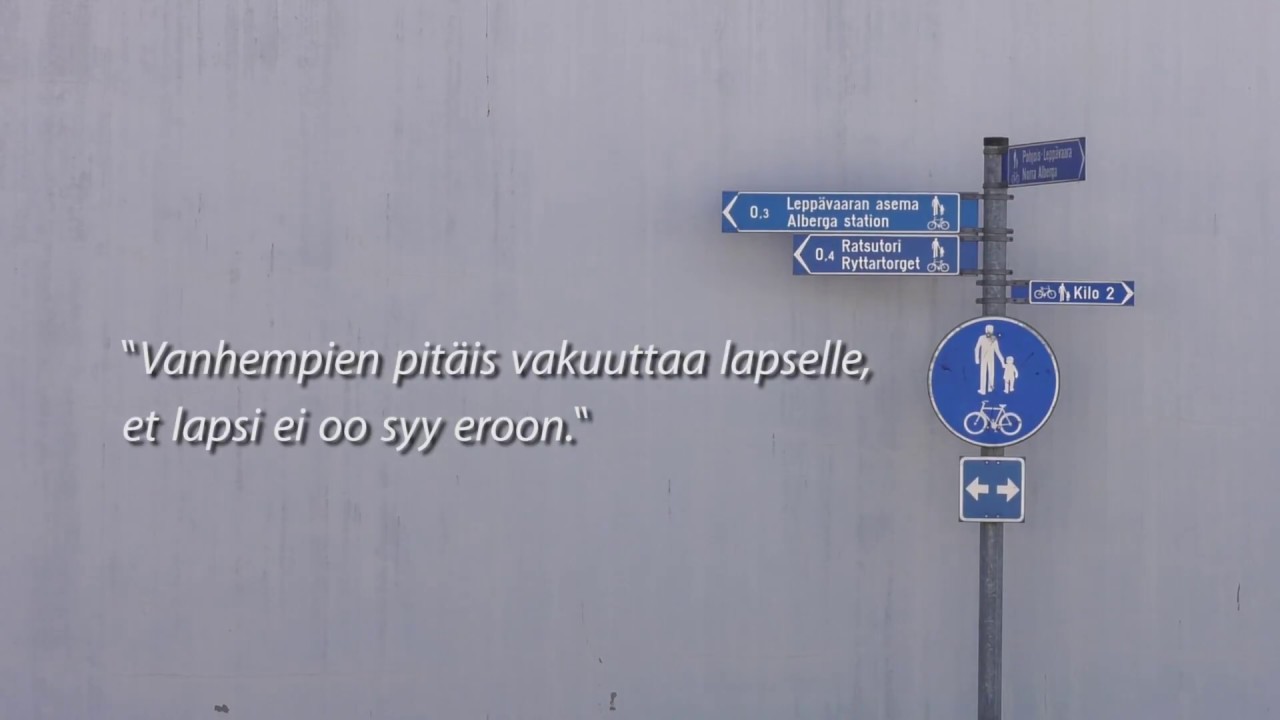 Lasten ajatuksia vanhempien erosta