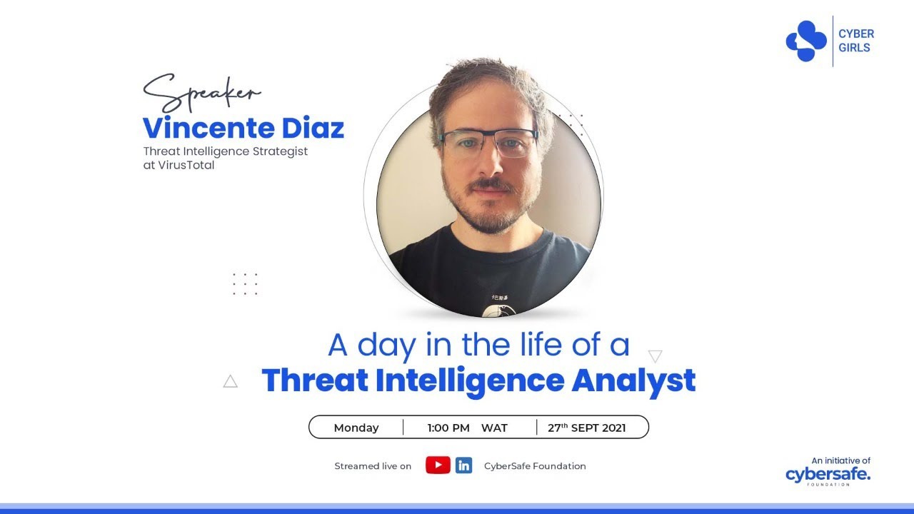 A Day in the life of a Threat Intelligence Analyst with Vicente Diaz