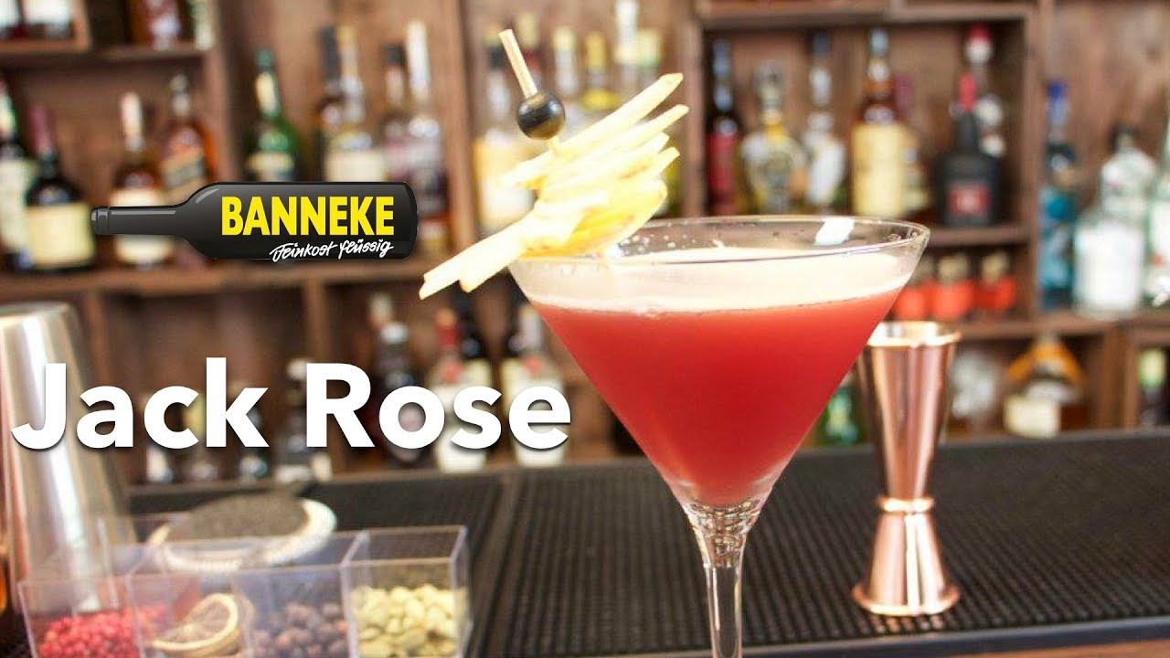 Jack Rose - Calvados Cocktail selber mixen - Schüttelschule by Banneke