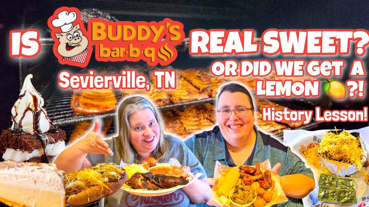 BUDDYS BBQ СЕВЬЕРВИЛЛЬ, ТЕННЕССИ! НАСТОЯЩИЙ СЛАДКИЙ ИЛИ КИСЛЫЙ ЛИМОН?