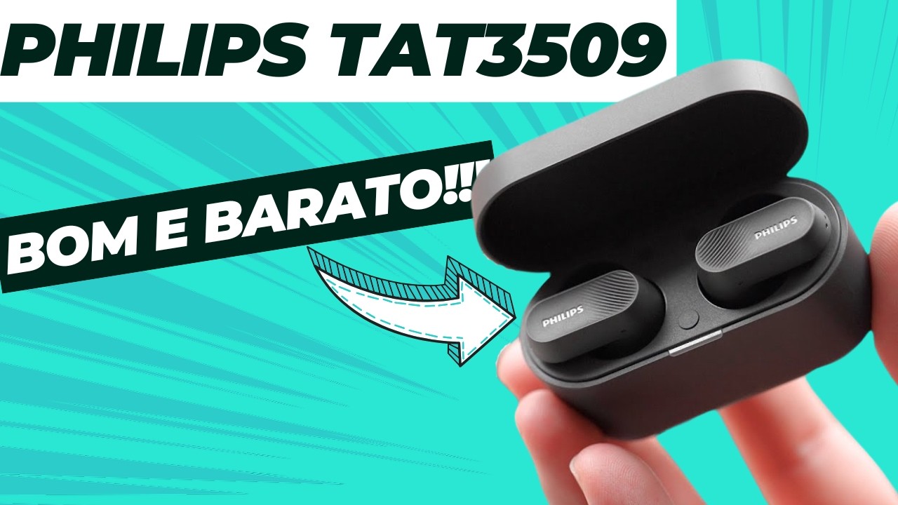 O Philips TAT3509GY/00 é o Melhor Fone Custo-Benefício da Atualidade
