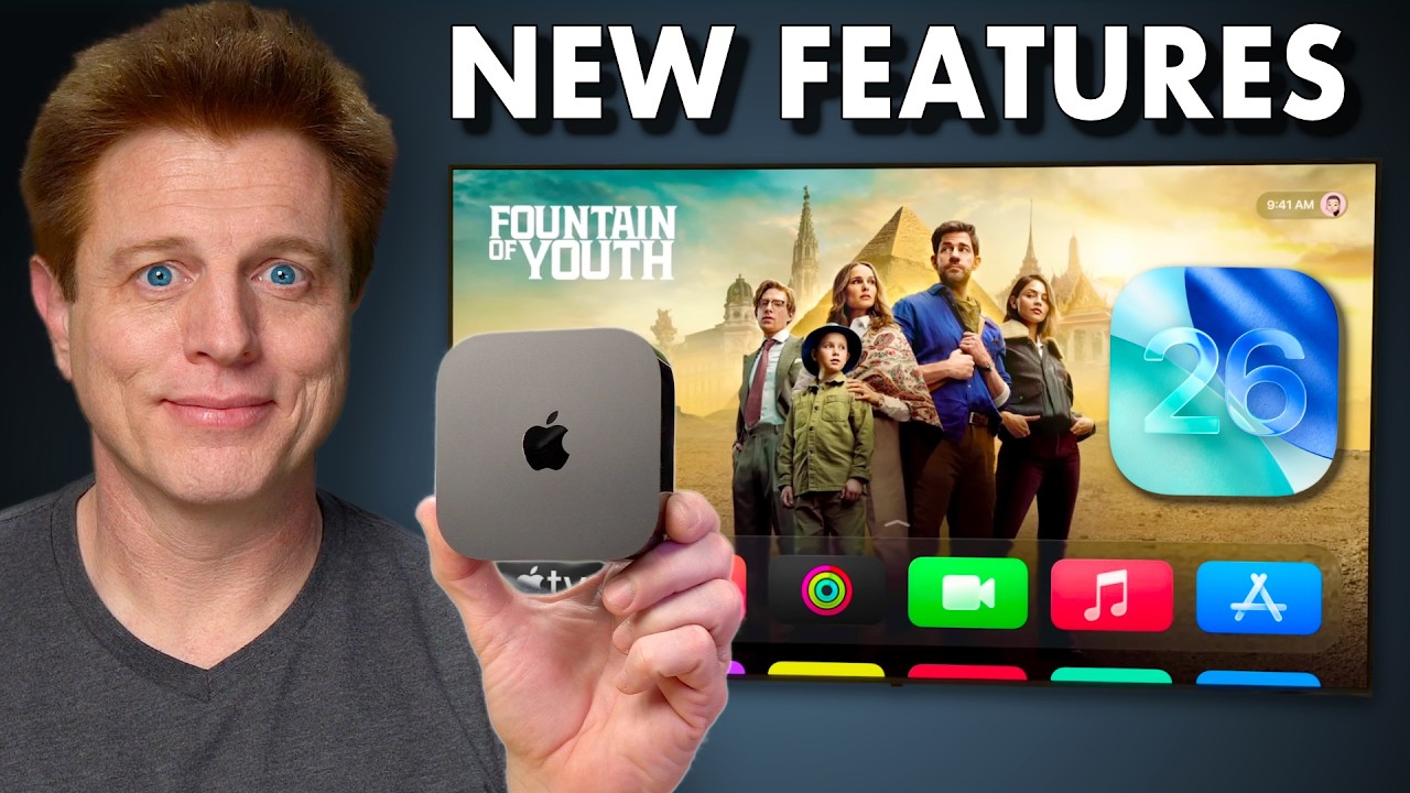НОВЫЕ функции и обновления Apple TVOS 26