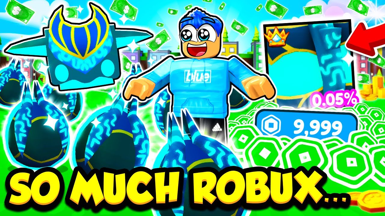 SPENDING TONS OF ROBUX ON THE NEW EXCLUSIVE EGG IN PET SIMULATOR X TO GET THIS...