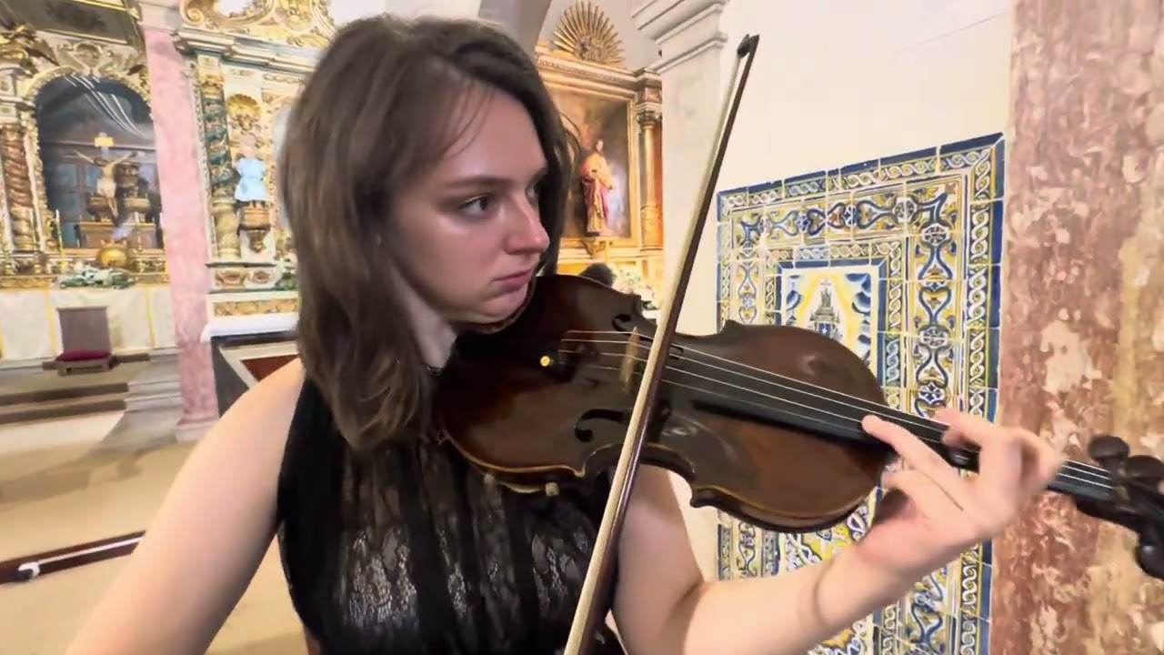 Dueto de violinistas NF produções violino Veronica 