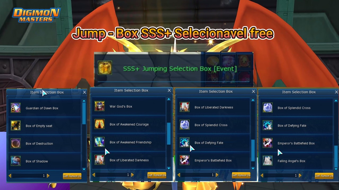 Box SSS+ Jump 2026 -  Digimon Masters Online