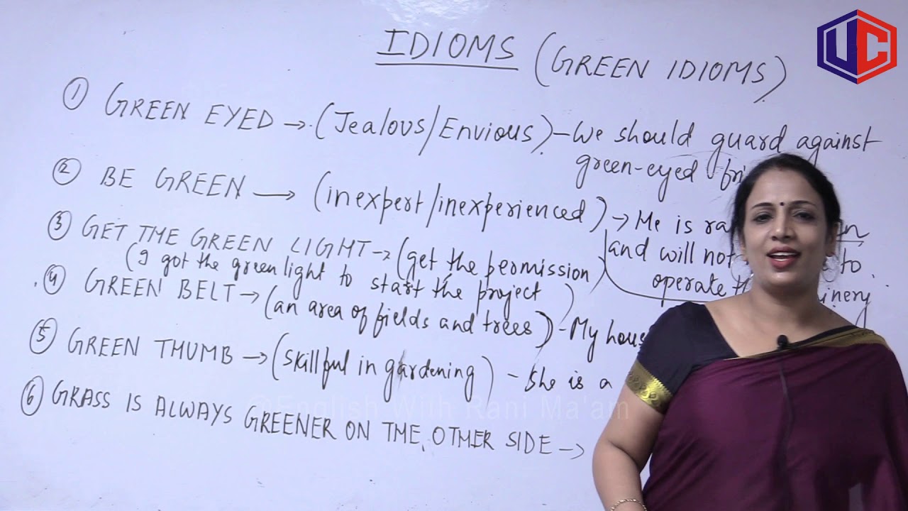 Colourful IDIOMS (Green) Idioms and Phrases With Meaning in English | For SSC & Bank [Hindi] Part-5
