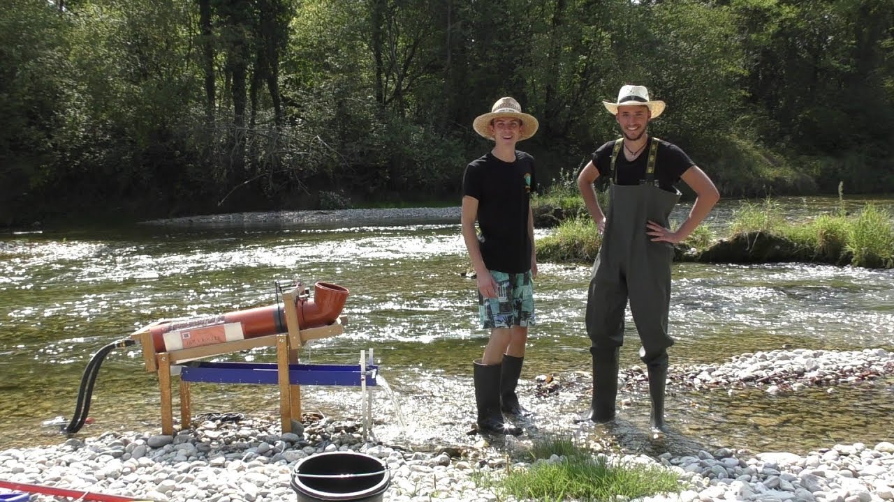 Goldwaschen in Bayern - Gold von der Alz