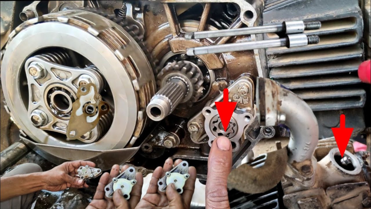 Splendor pro bike ki oil pump se hed per engine oil na jaye to kay karan he dekhiae