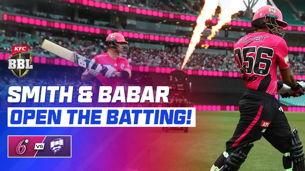 Steve Smith & Babar Azam Open Together At The SCG | #BBL15