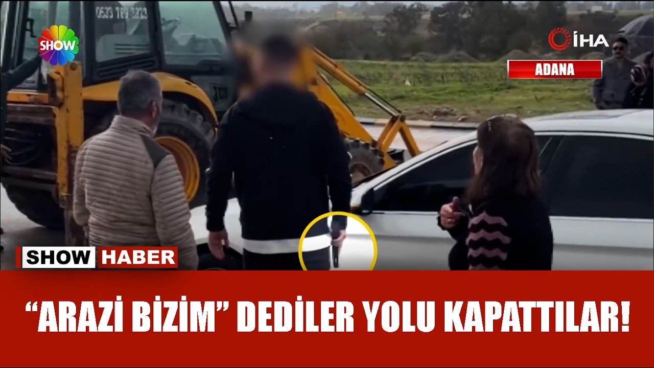 Yolu kapatanlara kızdı, silah çekti!