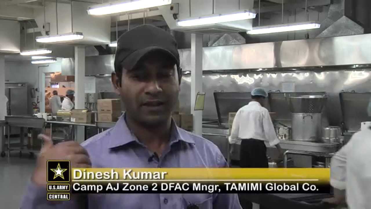 Hard Work Plus Healthy Food Equals Happy Camp Arifjan Soldiers