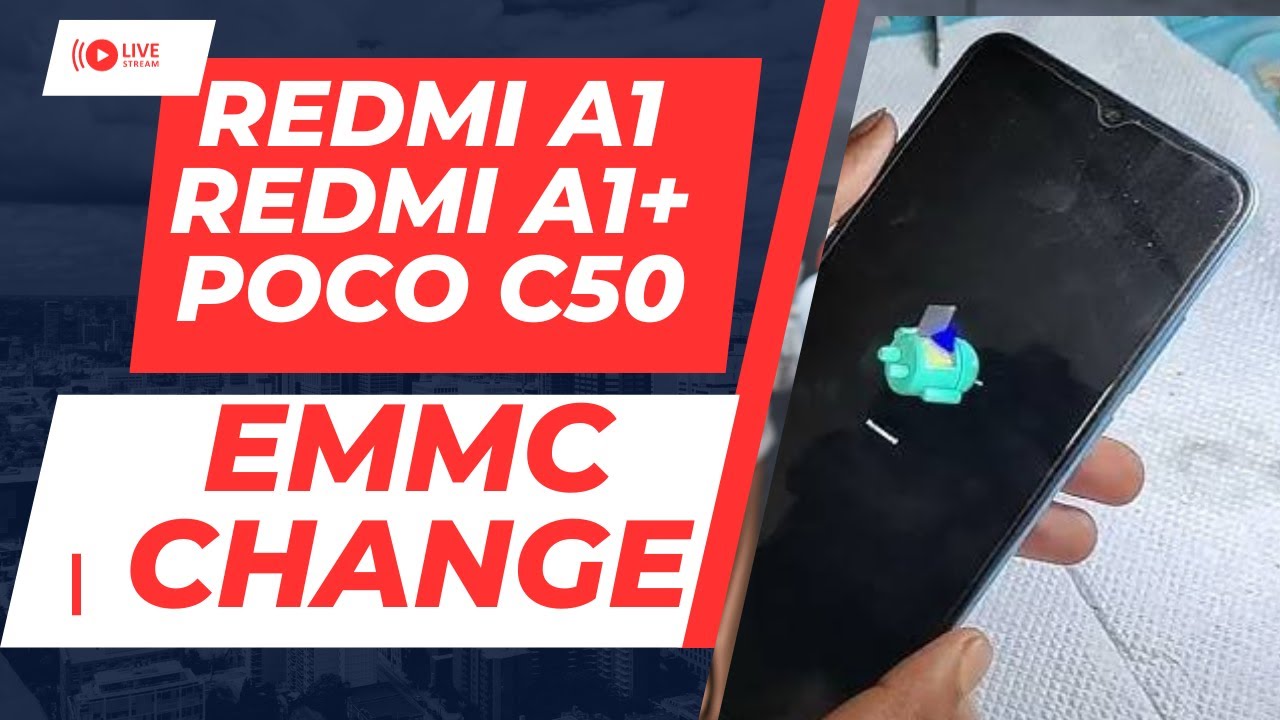 Redmi A1/A1+/POCO C50 (ice) | Emmc Dead MTK Port Only | Emmc Change | With SP flash tool