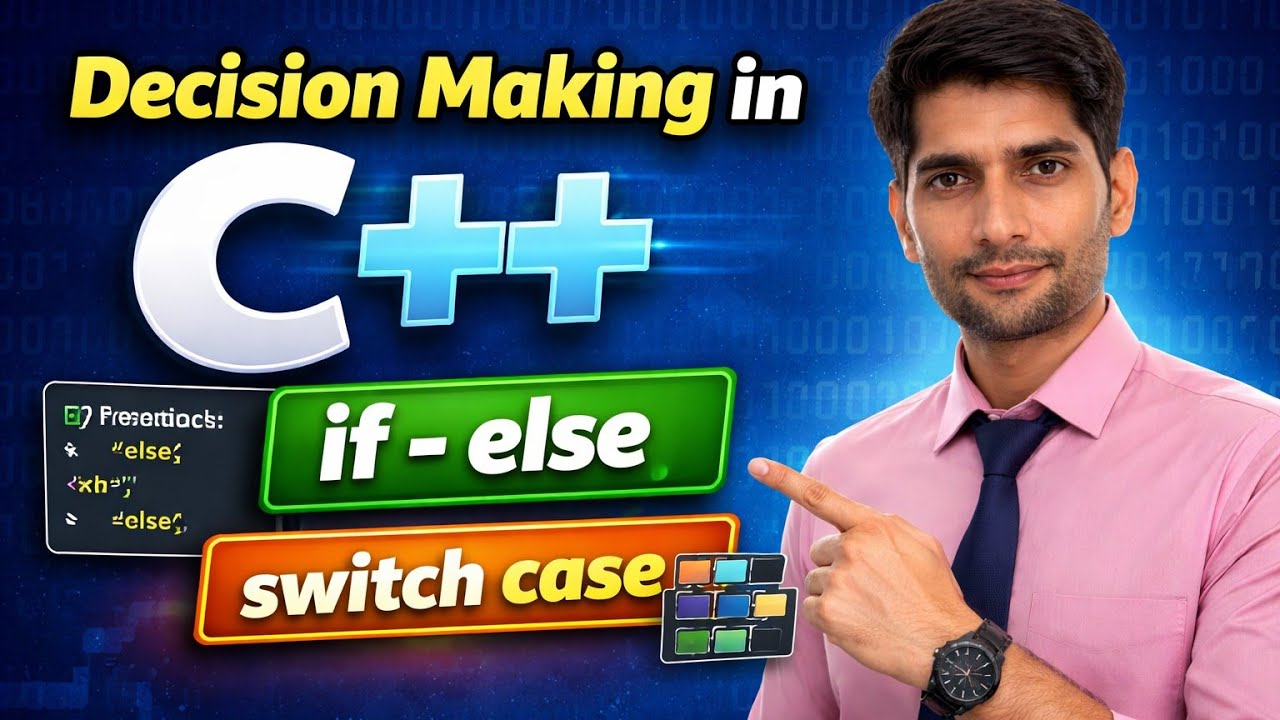 Decision Making Statement in C++ | if, if-else, switch Explained with Examples