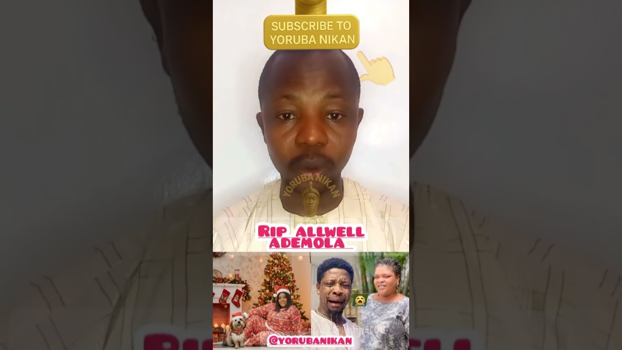 Tribute To allwell ademola 