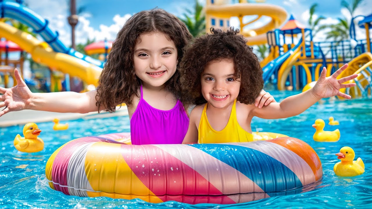 Первый поход в бассейн, чтобы научиться плавать! Нэй не понравилась идея!!