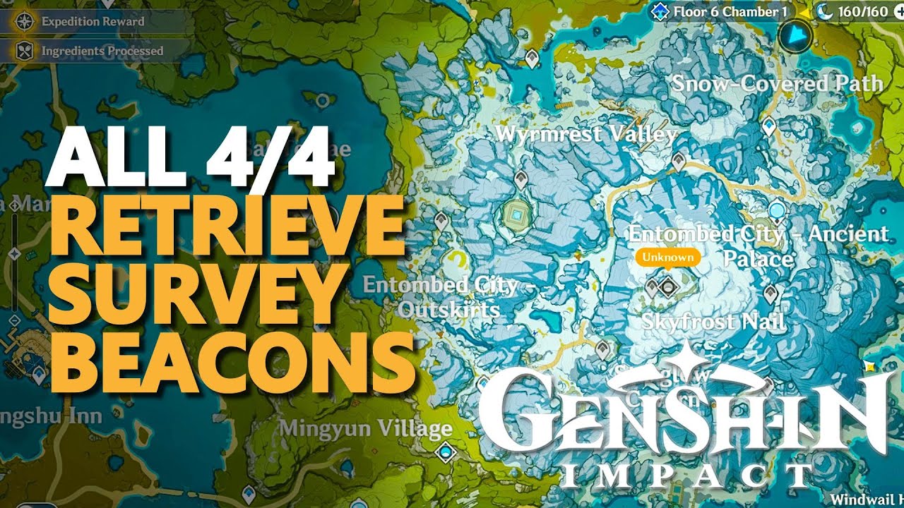 Retrieve the Survey Beacons Genshin Impact All 4/4