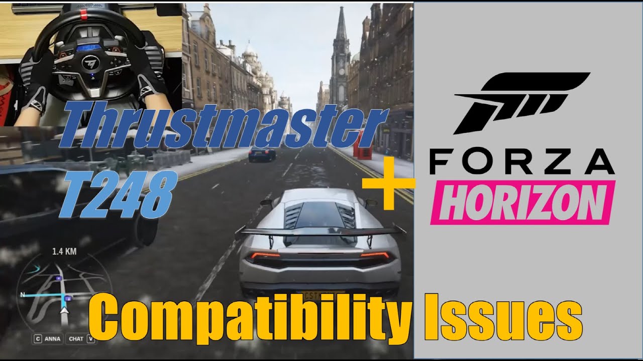 Thrustmaster T248 w/ Forza Horizon 4 compatibility issues: Problem Solving & Personal Wheel Settings
