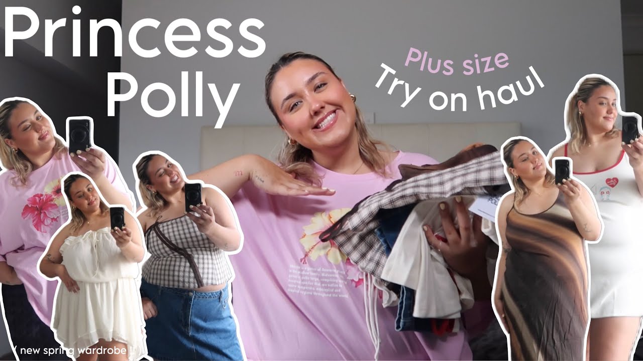 PRINCESS POLLY plus size TRY ON HAUL + discount code