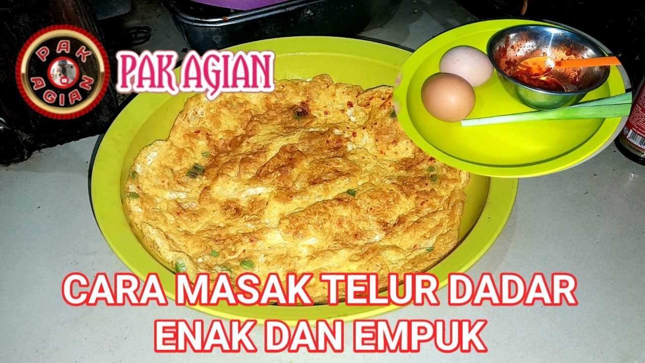 CARA MASAK TELUR DADAR YANG ENAK DAN EMPUK @pakagian620 