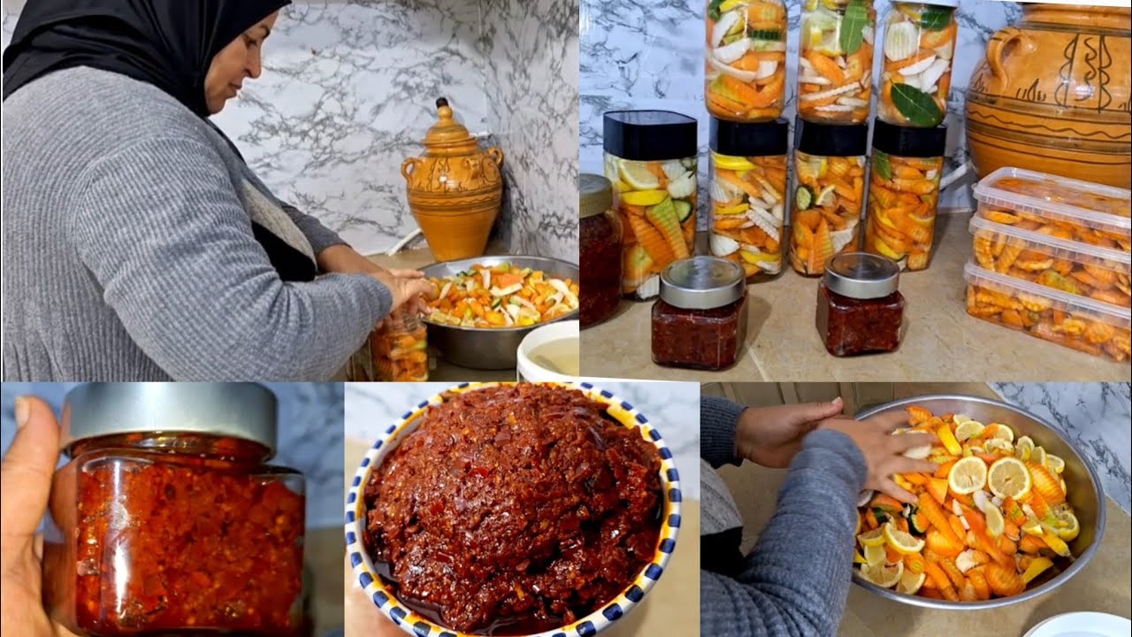 نشروها بالغلاء والكواء هروس دياري بمكونين فقط بنة اخرى الخضرة الفاضلة عملت بيها مخللات والباقي طرشي