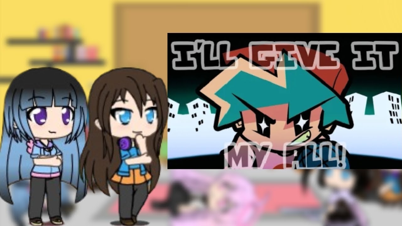 My gacah react FNF 2HOT BF-MIX By 