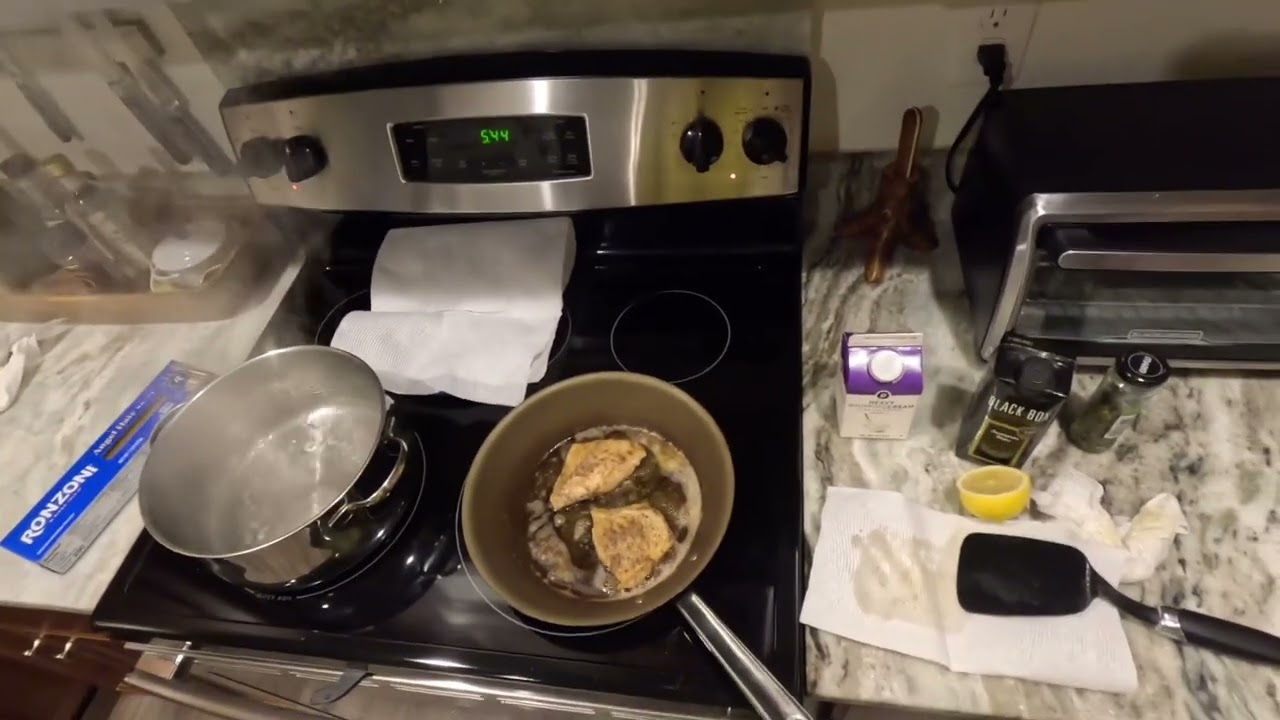 Creamy Tripletail Piccata.