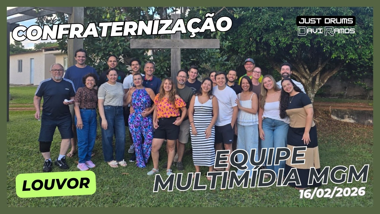 Louvor - Confraternizaç;ão da Equipe de Multimíidia MGM #drums #music #louvores