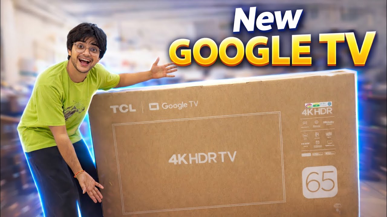 Itna bda TV le aaye 😅😎 