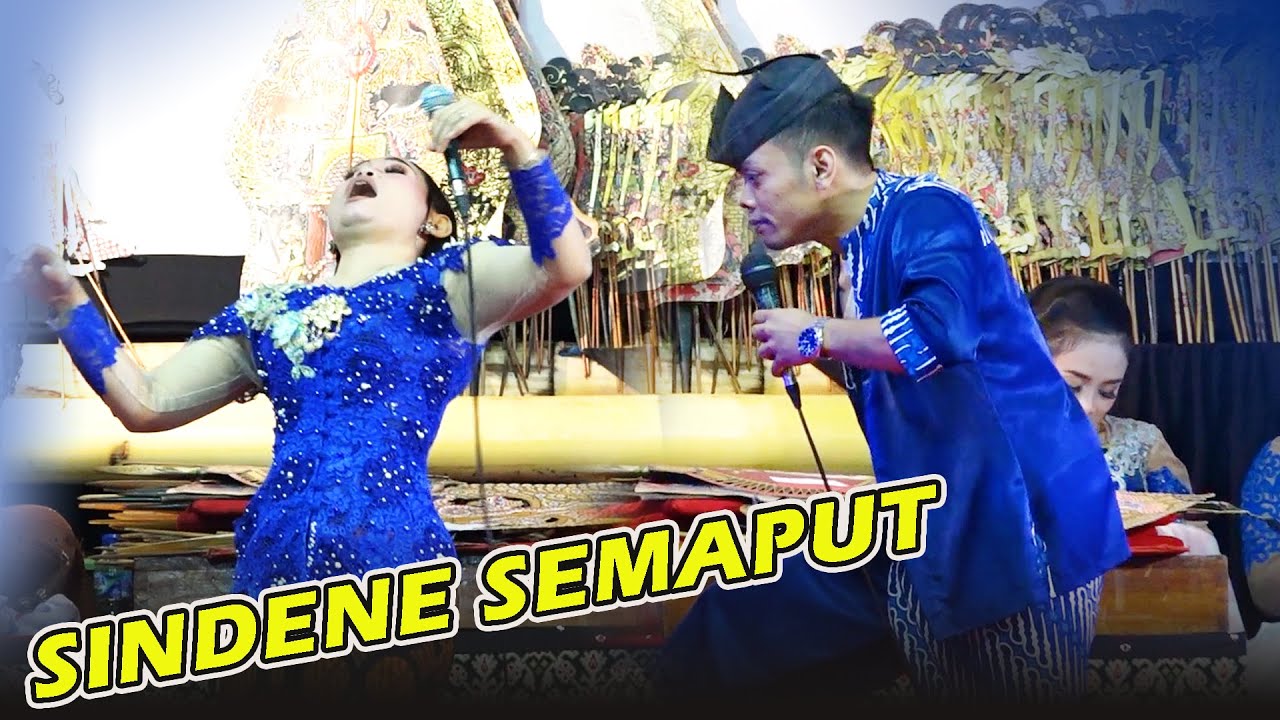 Percil Lucu Kerjai Dalang Sinden Susi  Latah Semaput