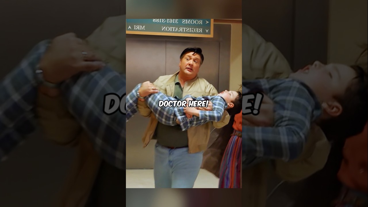 Sheldon has his gallbladder removed 😱 | young Sheldon #shorts #movie