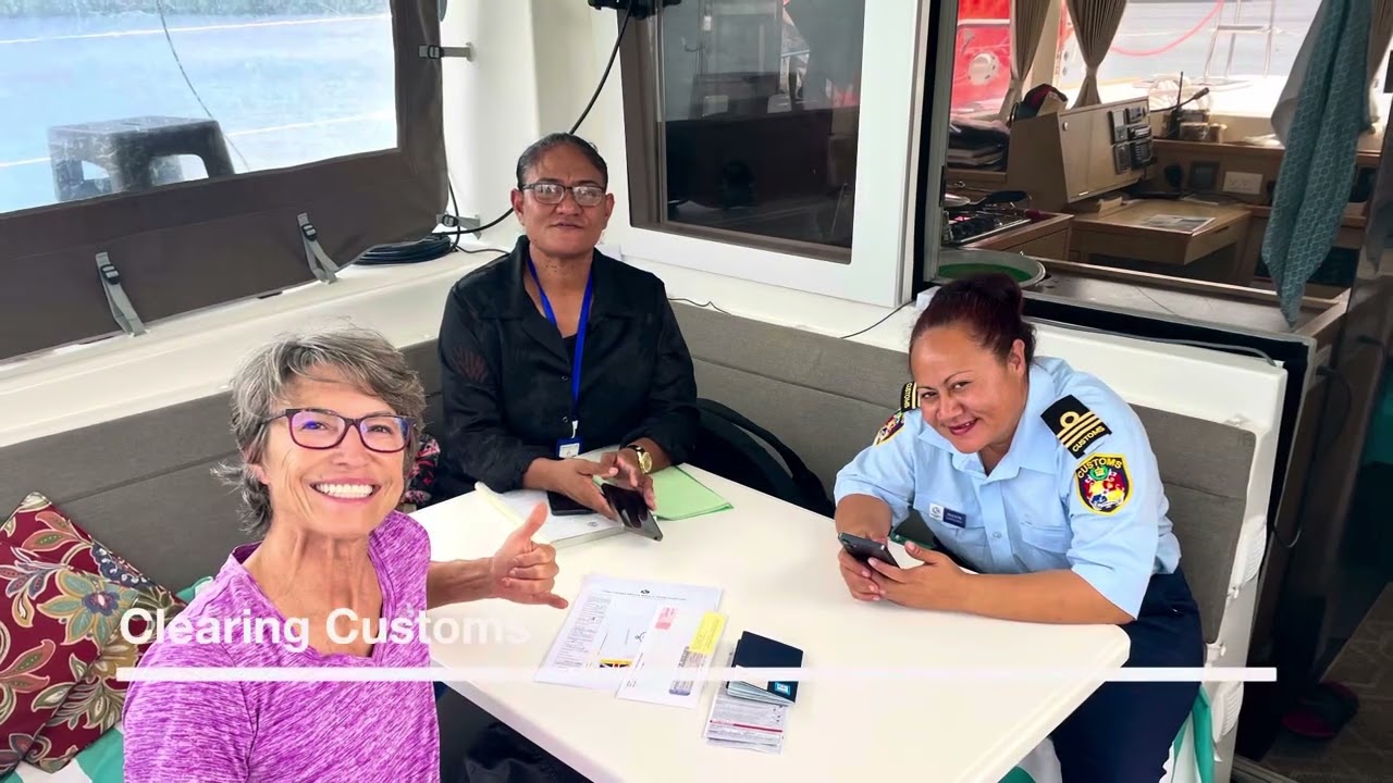 Island group of Vava’u Tonga-clearing customs Neiafu