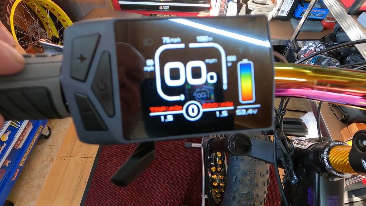 LCD B02N U RGB Bluetooth Display For Bafang Electric Bike Motor Kit Intelligent Navigation