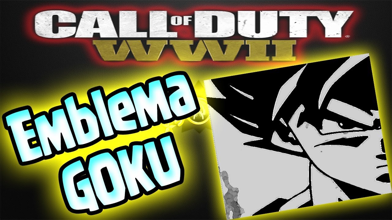 CREAR EMBLEMA DE GOKU ( CREARLO LENTO )| CALL OF DUTY WW2 | KYRBO R13