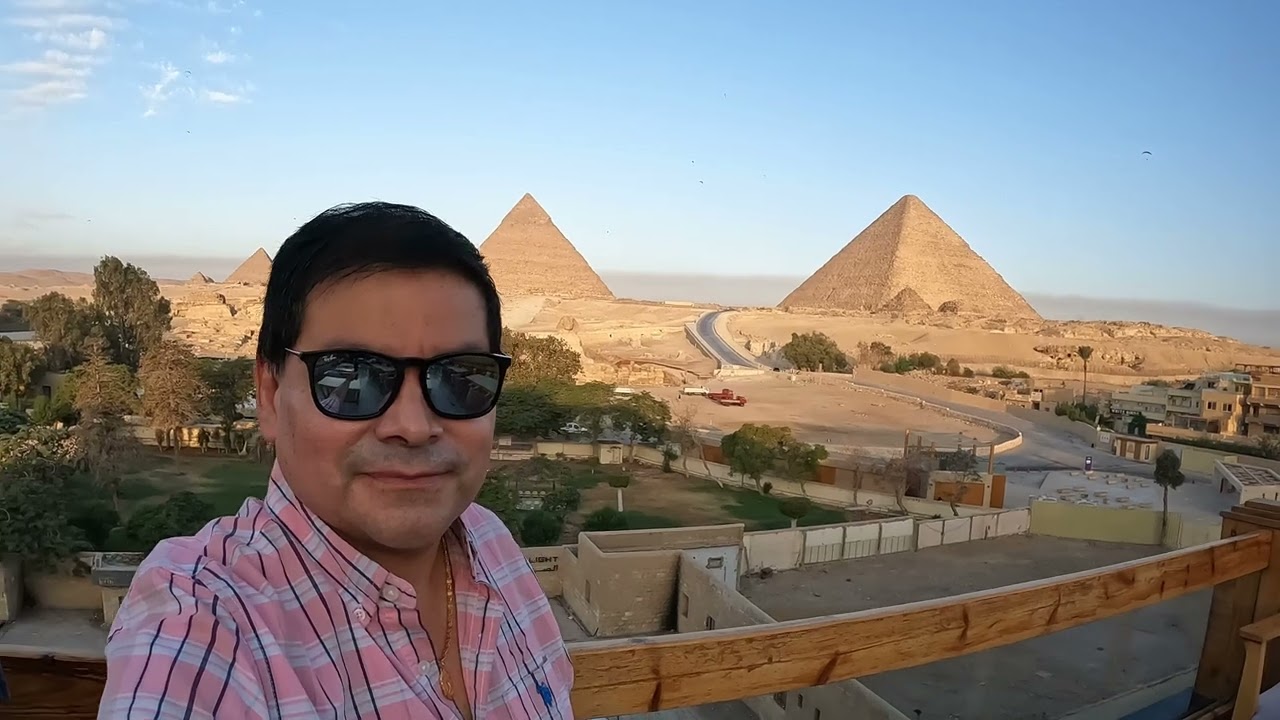 Hotel Great Pyramid Inn - Al Haram Giza, Egypt. Room, Facilities and Breakfast Buffet. October 2024