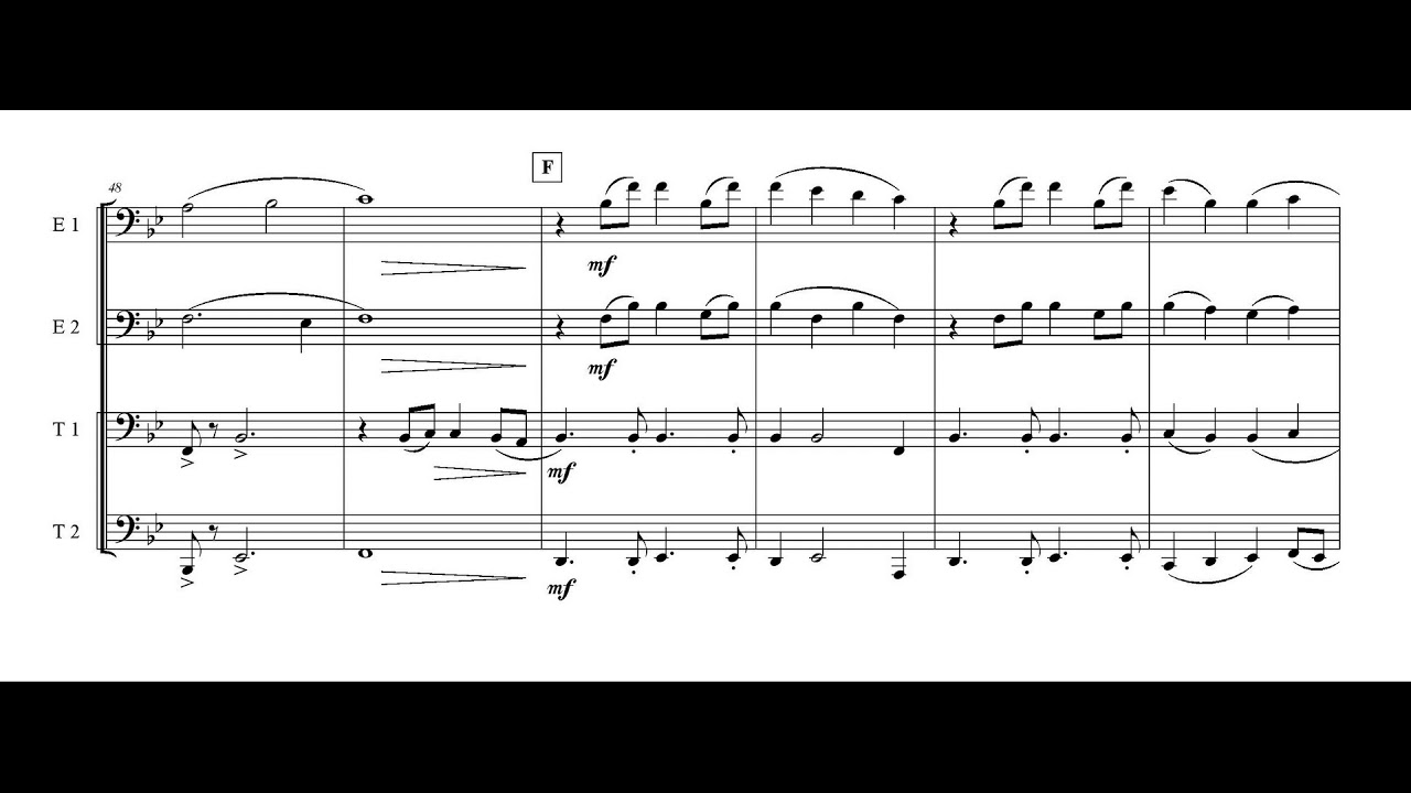 THE SUMMIT for Tuba and Euphonium Quartet/Ensemble