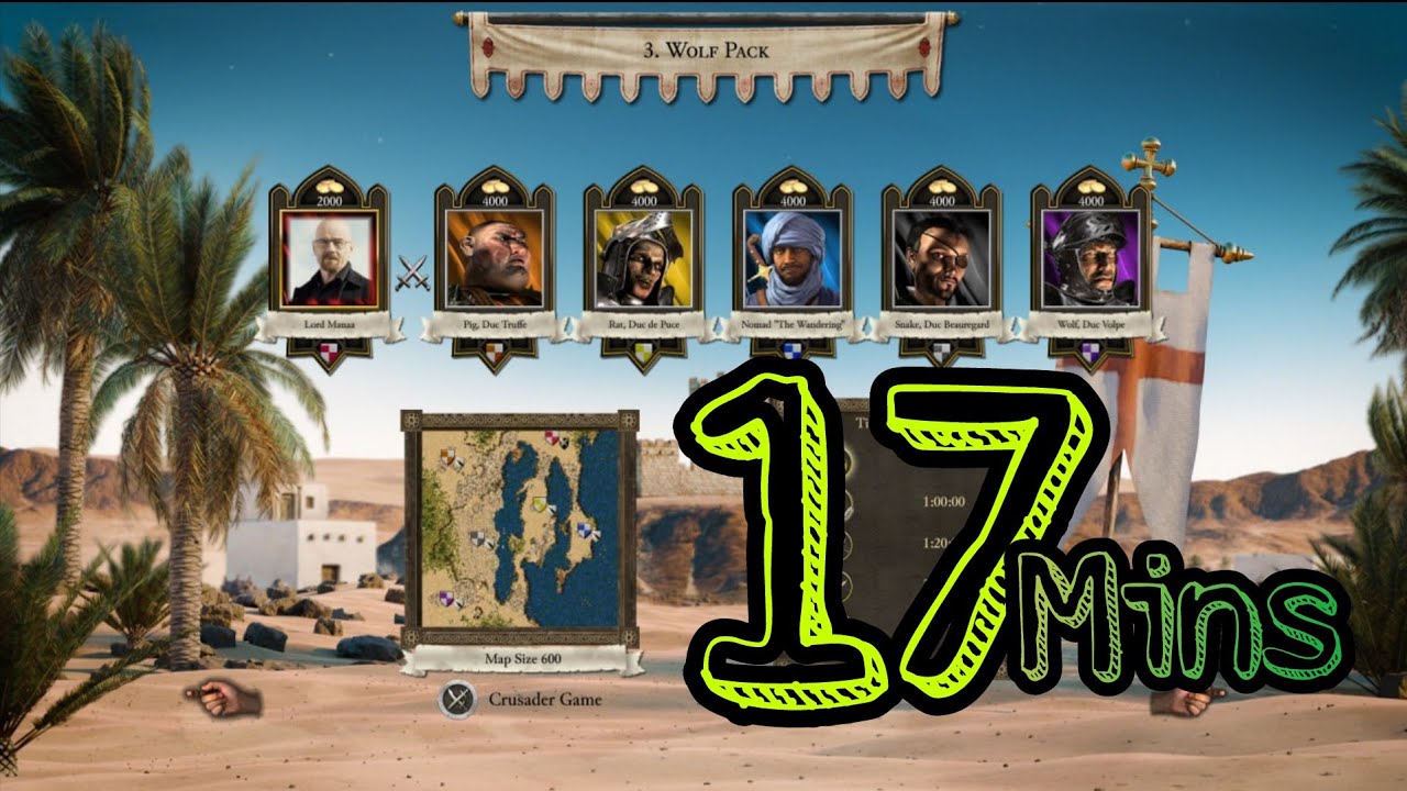 Wolf Pack – Trail of the Leopard (Mission 3) | Stronghold Crusader Definitive Edition