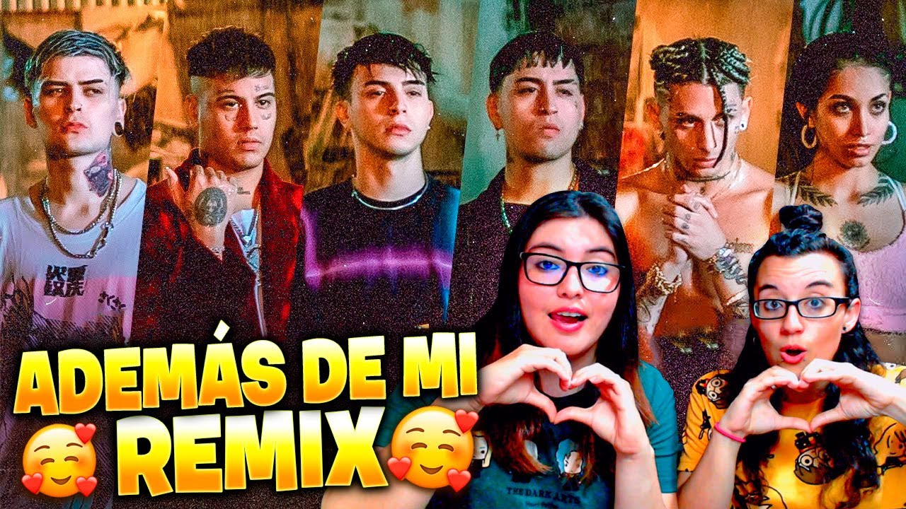 ADEMÁS DE MÍ 😍REMIX😍 Rusherking, Tiago PZK, KHEA, LIT Killah, Duki, Maria Becerra | REACCIÓN❤️