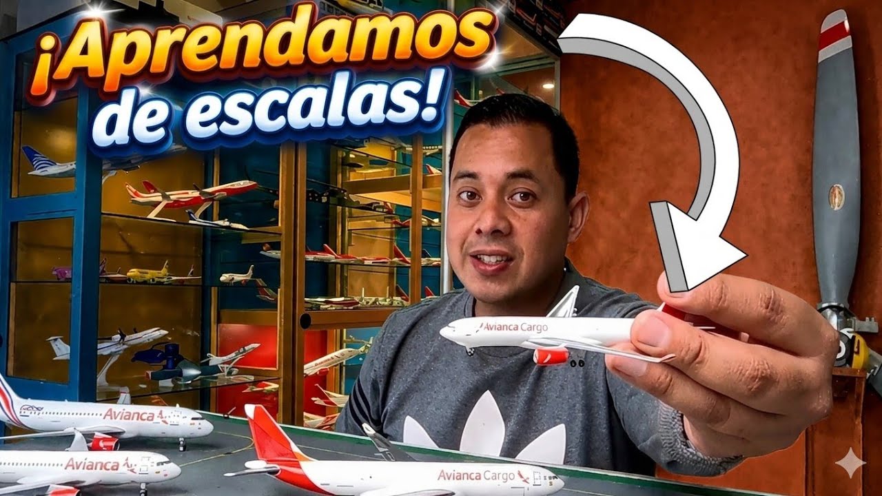Así son las ESCALAS en una COLECCIÓN DE AVIONES