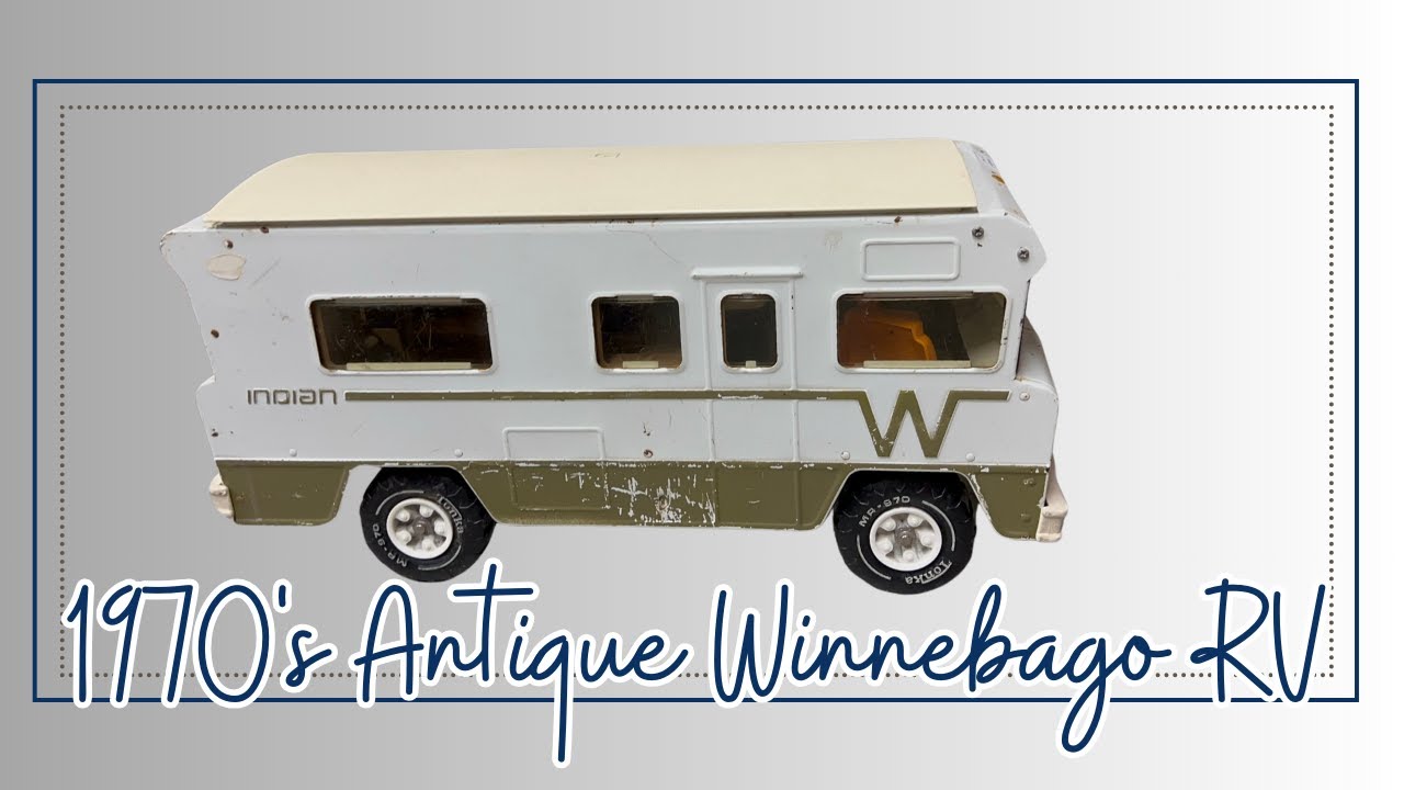 1970s Vintage Winnebago RV by Tonka #vintagetoys #tonkatoys