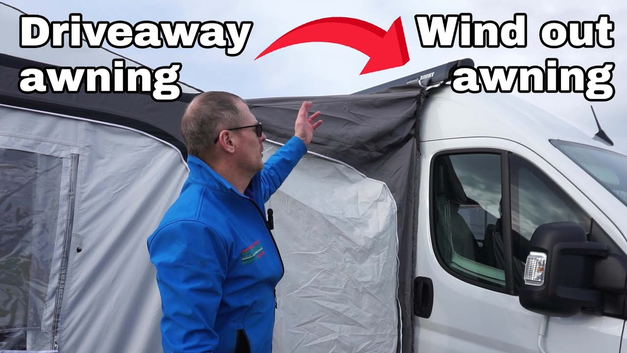 How to connect a driveaway awning to your wind out awning rail | Thule, Fiamma and more