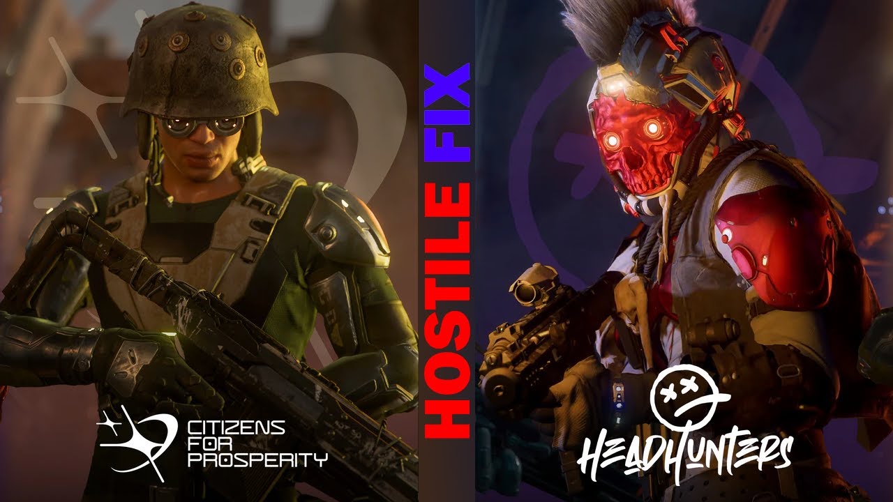Clearing the Hostile flag with Citizens for Prosperity or Headhunters | Star Citizen
