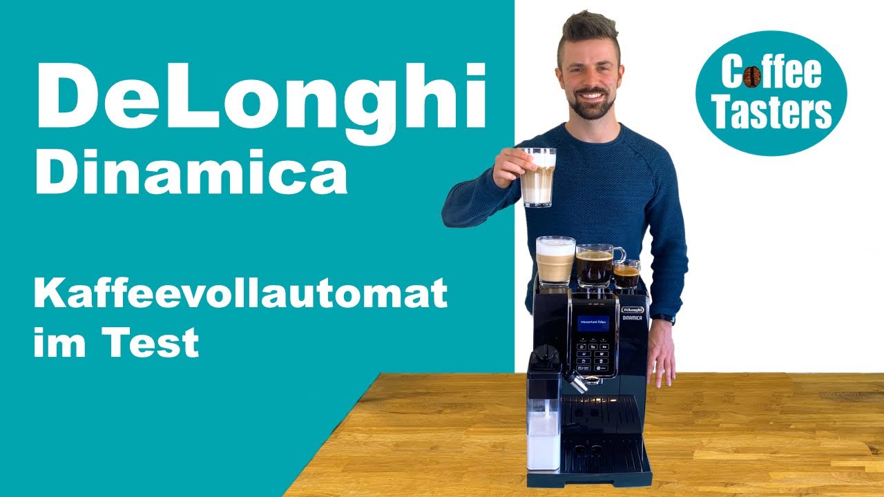 DeLonghi Dinamica ECAM 350.55.B (Test + Zubereitung von 6 Getränken) - top Mittelklasse-Modell