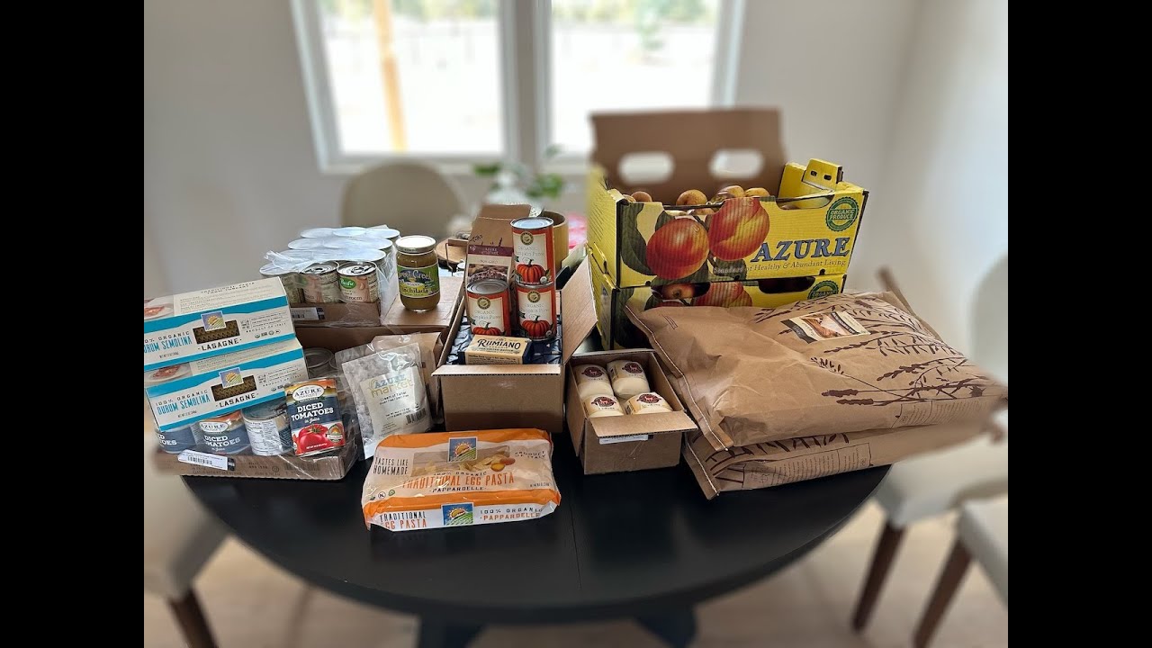 Azure Standard Haul for a Small Family