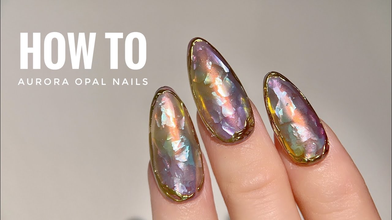 Create Dreamy Aurora Opal Nail Art Tutorial | Step By Step