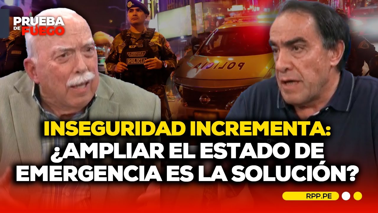 Inseguridad ciudadana: Carlos Tubino y Yonhy Lescano debaten #PDFRPP | ENTREVISTA