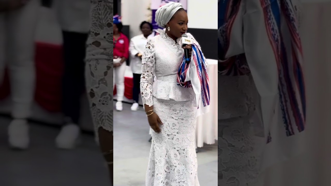 Speech from beautiful formal Second Lady Mrs Samira Bawumia 