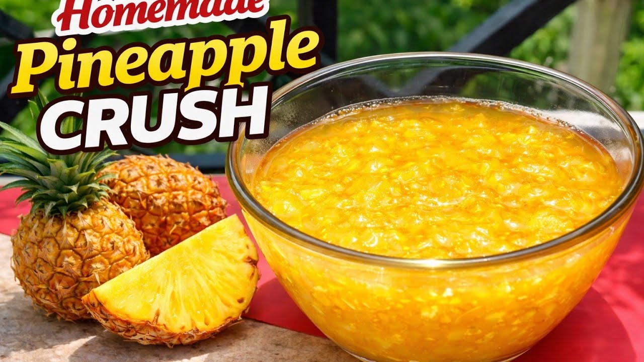 How to make Pineapple Fruit Filling at home/Topping/Pineapple cake filling With Fresh Pineapple