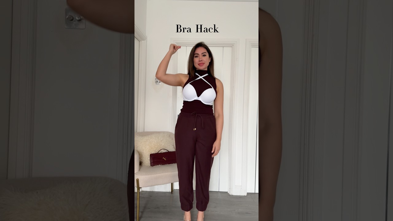How to wear a sleeveless top fashion hack 🤩 #shorts #satinscarf