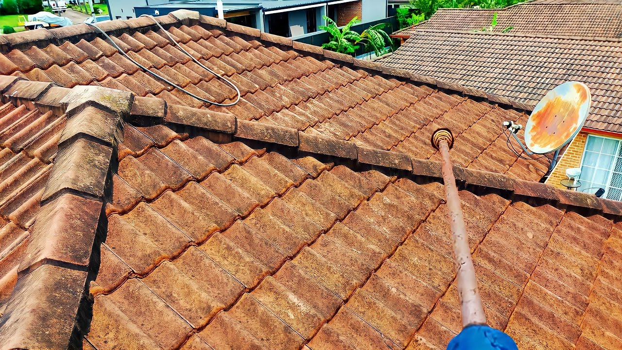 pressure wash blasting asmr pov