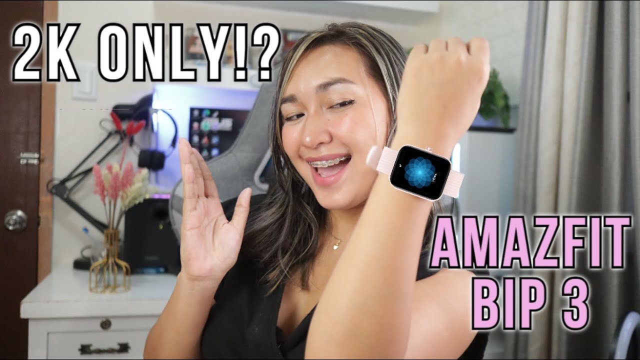 AMAZFIT BIP 3 : Unboxing & Review (Lightweight & Large Display)